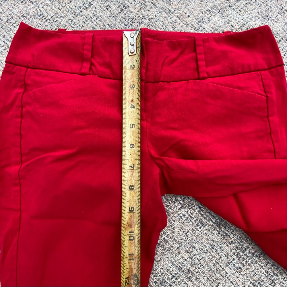 The Limited Exact Stretch Red Skinny Ankle Pant size 0 - Picture 4 of 11